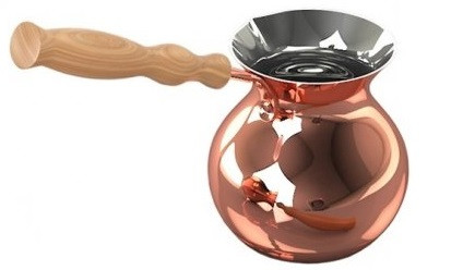 Експлуатація та догляд за мідної туркою