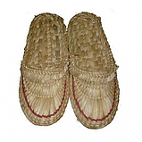 Лапті постоли з аїру болотного 39 р. тапочки для бані,сауни, лазні, фото 3