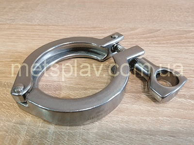 Хомут clamp із нержавіючої сталі Dn 200 AISI 304