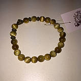 Браслет з котячим оком котяче око - браслет-оберіг, фото 5