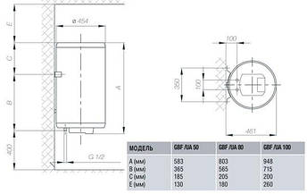 Бойлер електричний Gorenje GBF 50/UA, фото 2