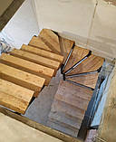 Сходи з металу. П-подібний каркас сходів в квартиру, будинок, таунхаус та ін., фото 2