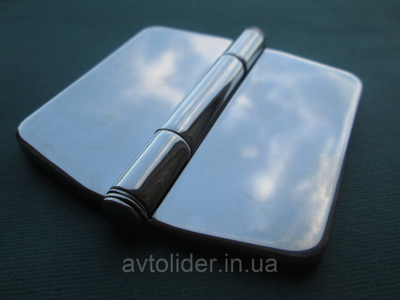 Петля з кришкою, що замикається, 78х83х2 мм, нержавіюча сталь А4 (AISI 316)