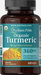 Puritan's pride Organic Turmeric Curcumin 360 mg 60 Tablets