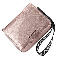 Женский кошелек BAELLERRY Fashion Korean Style клатч с ремешком Розовое Золото (SUN4659)