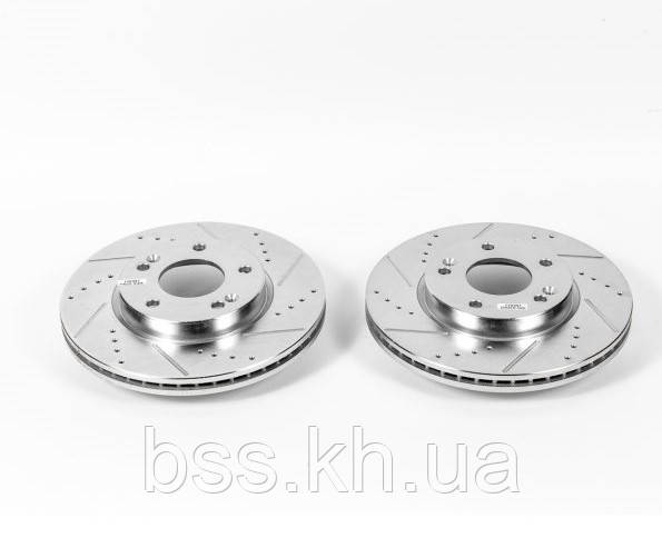 Диск гальмівний передній POWERSTOP Extreme Performance Drilled and Slotted для HYUNDAI ELANTRA 2016