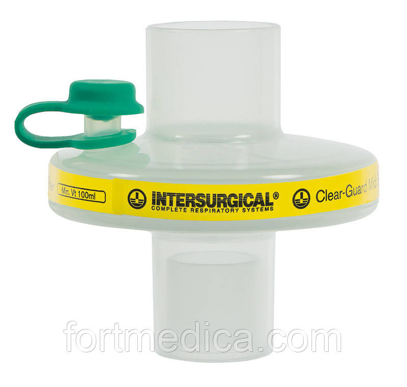 Дихальний вірусно-бактеріальний фільтр Intersurgical CLEAR-GUARD MIDI