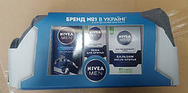 Nivea Men подарунковий набір для чоловіків 3в1 для чутливої шкіри + сумка (набір)