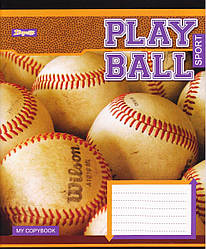 Зошити 24 арк. клітинка "Play ball" 762477