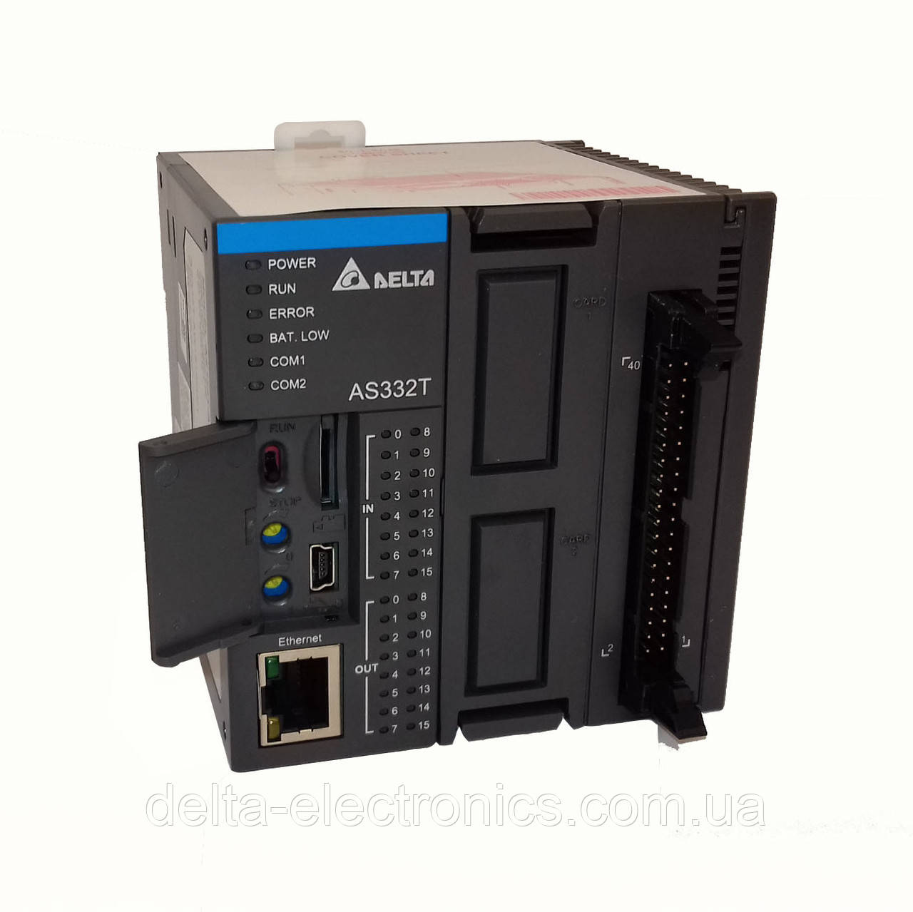 Базовый модуль контроллера серии AS300 Delta Electronics, 16DI/16DO транзисторные выходы, Ethernet - фото 1 - id-p992144951