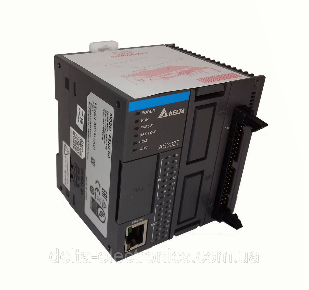 Базовый модуль контроллера серии AS300 Delta Electronics, 16DI/16DO транзисторные выходы, Ethernet - фото 2 - id-p992144951