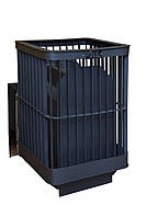 Дров'яна піч PAL PL-37 KSIL anthracite Лавра, фото 3