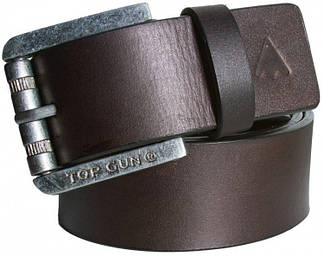 Шкіряний ремінь Top Gun Dark Brown Buff Harness Leather Belt TGB1407 (Brown)