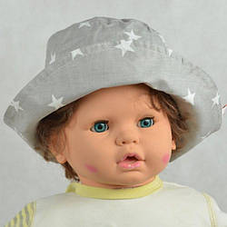 Панама дитяча (модель 02, сіра в зірки)
