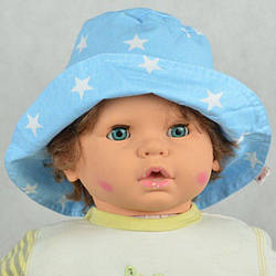 Панама дитяча (модель 08, блакитна в зірки)