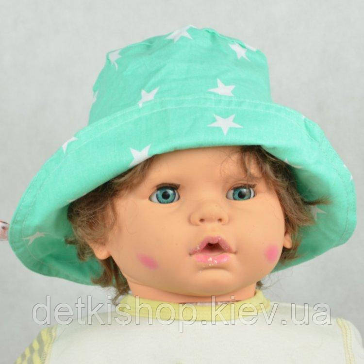 Панама дитяча (модель 09, зелена в зірки), фото 1