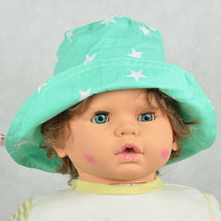 Панама дитяча (модель 09, зелена в зірки)