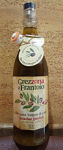 Оливкова олія Grezzona Frantoio di Olio Extra Vergine di Oliva нерафінована нефільтроване Італія 1литр