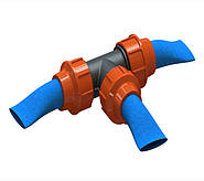 З'єднувачі для шлангу Layflat (Lay Flat, Лэйфлэт, Лейфлет, LFT, ЛФТ)