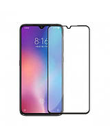 Защитное стекло для Xiaomi Mi 9 SE Ксиоми Сяоми клеится по всей поверхности черное Full Glue