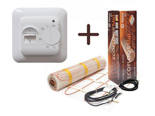 Нагрівальний мат Fenix LDTS Фенікс Чехія (Преміум) (Комплект з терморегулятором)