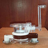 Закаточна машинка для консервації "Закатай-ка вічна МЗП-16.002" вертикальна з двома роликами, напівавтомат, фото 3