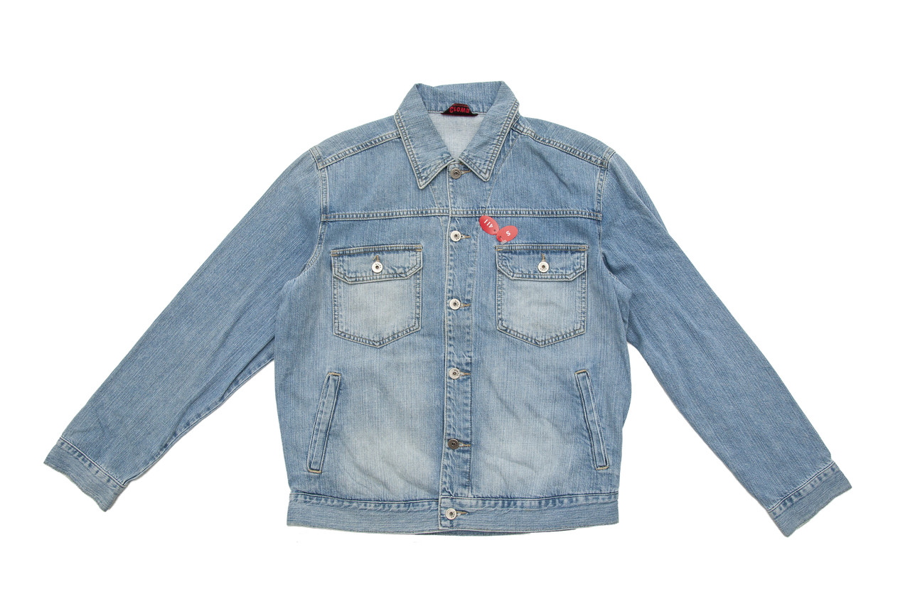 Чоловіча джинсова куртка Crown Jeans модель 411 (IGLO BLUE)