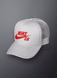 Спортивна кепка Nike, Найк, тракер, річна кепка, чоловіча, жіноча, білого кольору
