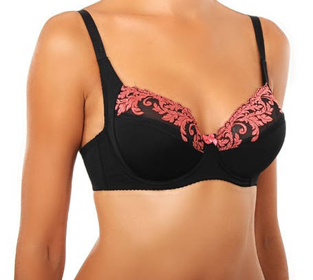 Гладкий бюст у м'якій чашці Д. Diorella 33839D. Різні кольори. Оптом., фото 1