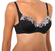 Гладкий бюст у м'якій чашці Д. Diorella 33839D. Різні кольори. Оптом., фото 3