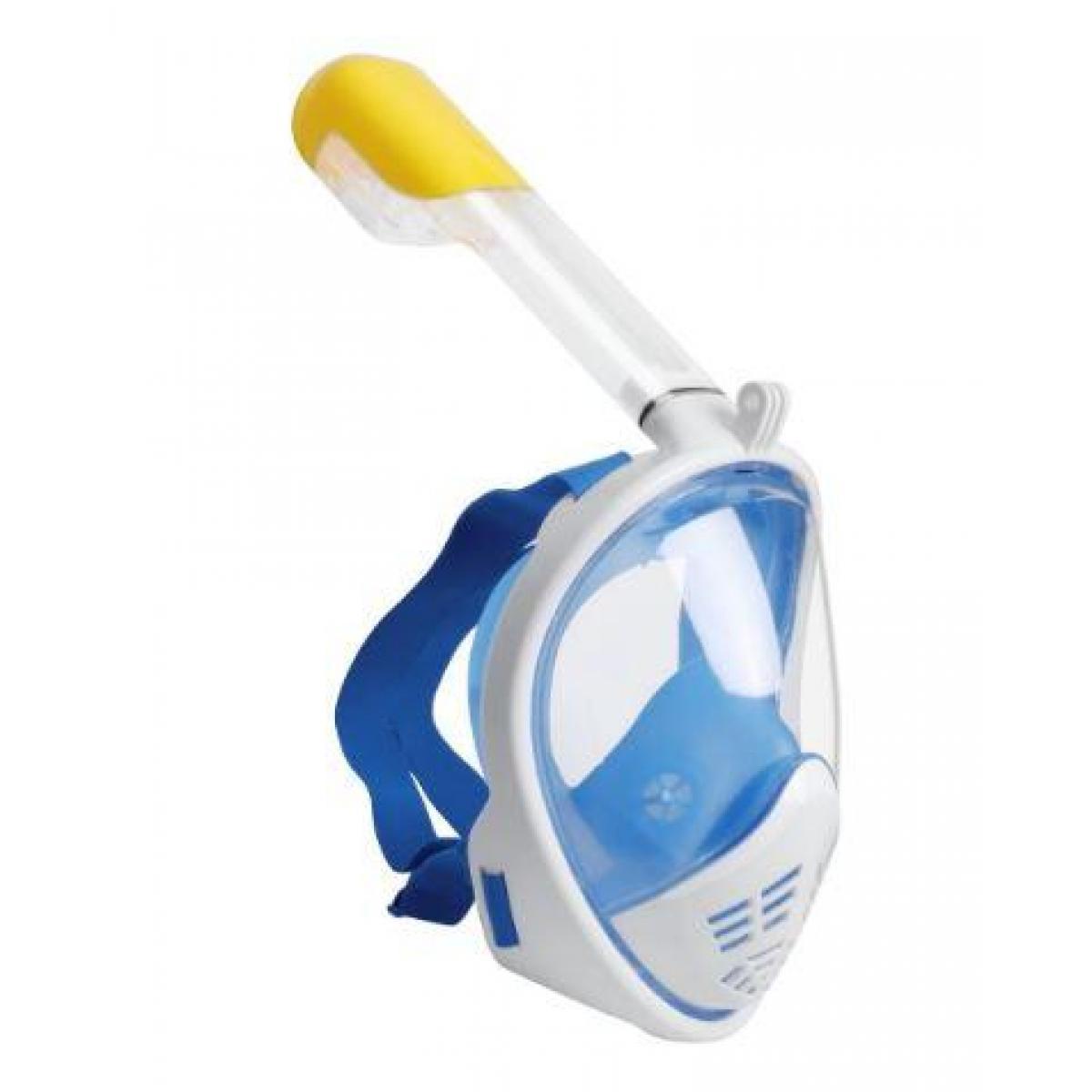 Маска для плавання панорамна з трубкою 5460 синя, L-XL
