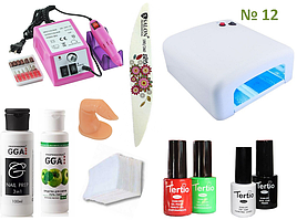 Стартовий набір для манікюру Tertio, №12