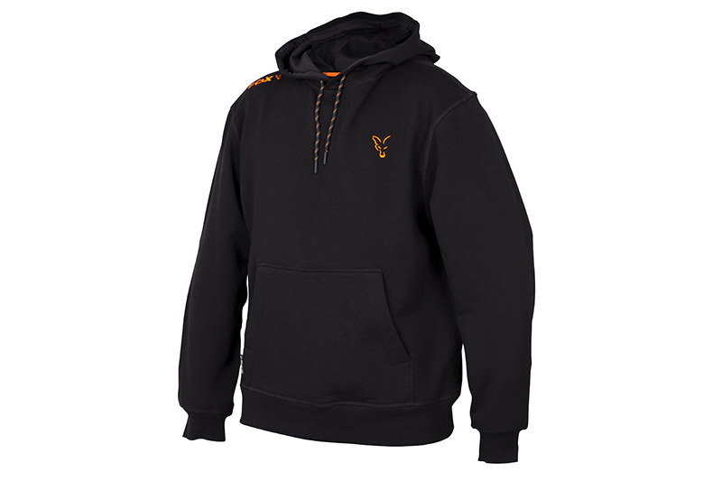 Толстовка Fox Collection Orange & Black Hoodie Розмір L