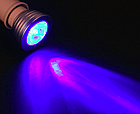 Кольорова світлодіодна лампа 3 Вт RGB Е27 MR16 з пультом LM294, фото 7