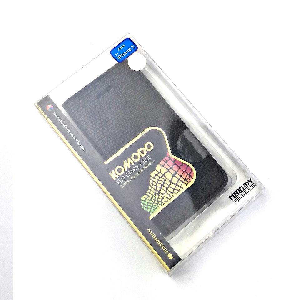 Чохол-книжка Mercury Goospery Komodo Flip Diary Case для Apple Iphone 5 5S