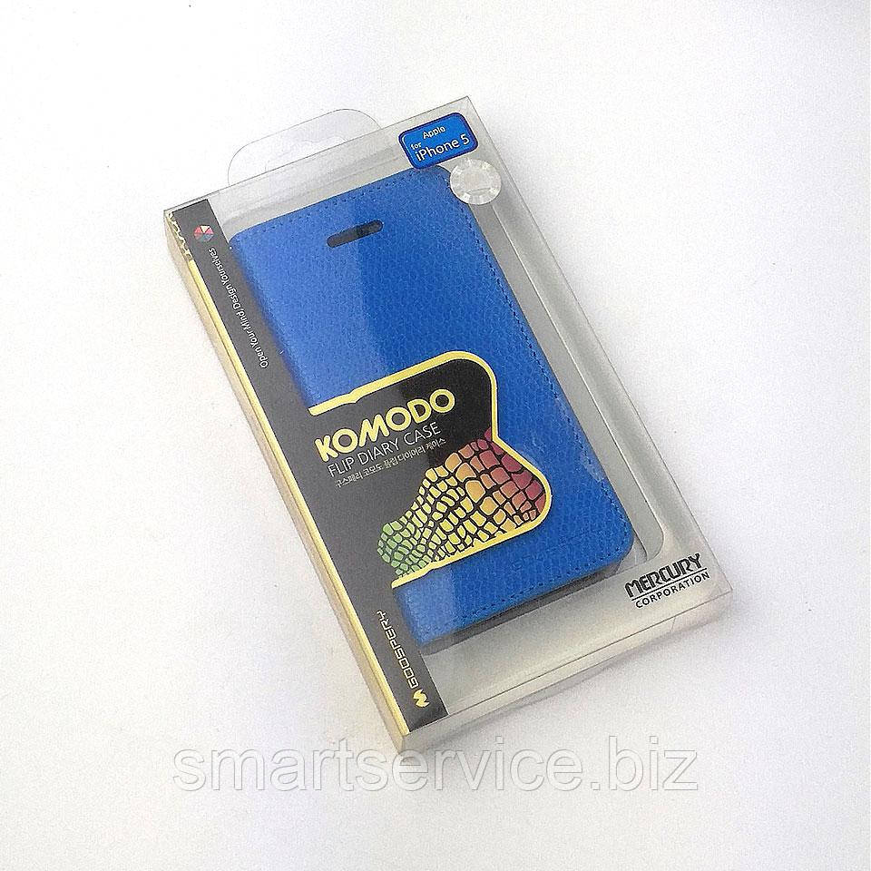 Чохол-книжка Mercury Goospery Komodo Flip Diary Case для Apple Iphone 5 5S