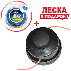 Шпуля електротріммера d7 + жилка в подарунок d1.6 мм квадрат 15 м (шп006+les007)