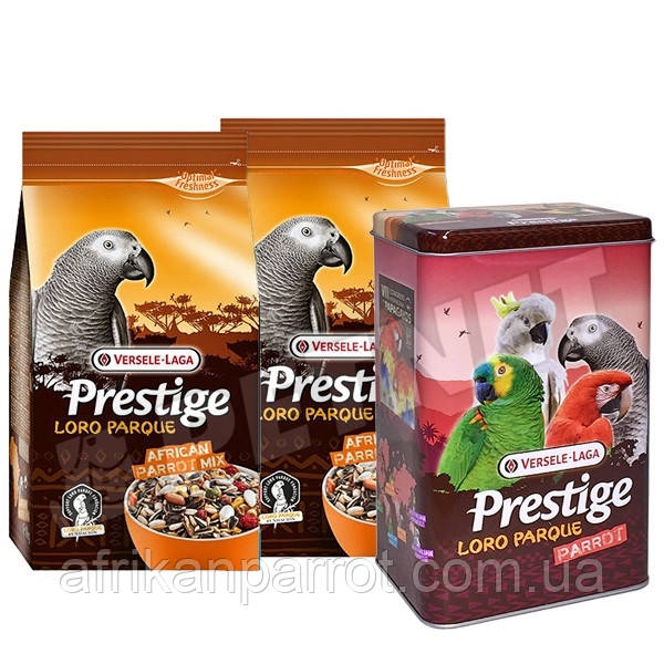 Versele-Laga Prestige African Parrot Loro Parque Mix Корм для великої папуги, фото 1