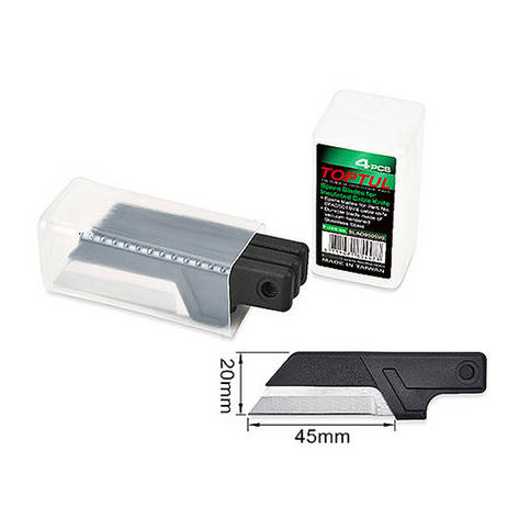 Комплект запасных лезвий к ножу SFAC5018V4  TOPTUL SLAD0505V0, фото 1