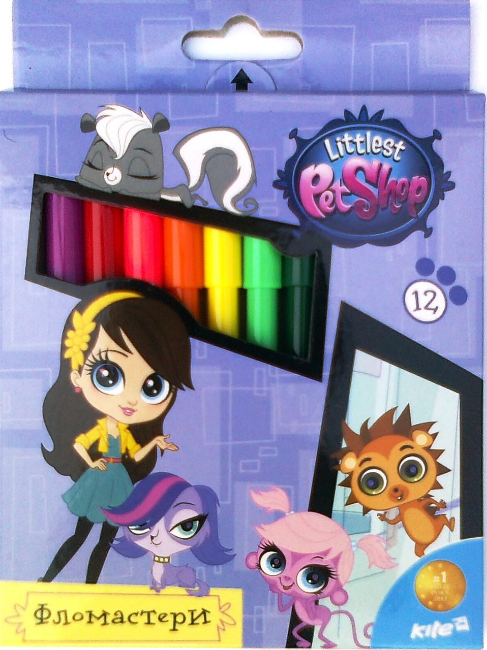 Фломастери 12 шт. PS15-046K, фото 1