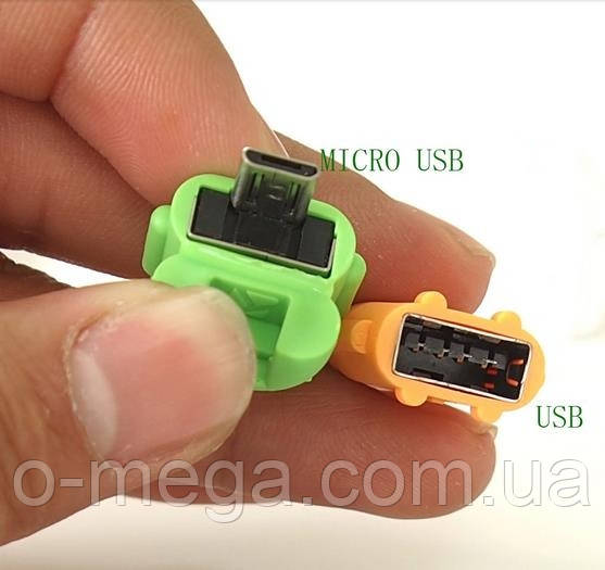 Адаптер конвертер OTG USB-microUSB для смартфона планшета - фото 2 - id-p102078223