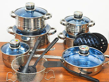 Набір каструль Royalty Line RL-1801B 18 pcs