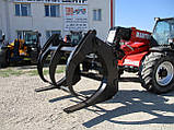 Захват для лісу, захват для колод на Manitou JCB Merlo Claas CAT., фото 2
