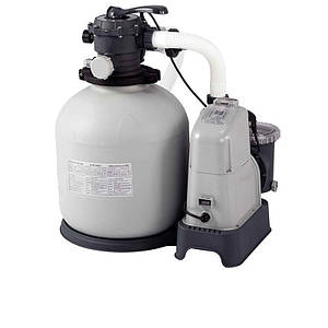 Пісочний насос із хлоргенератором Intex 28680, 10 000 л/год хлор 11 г/год, 45 кг