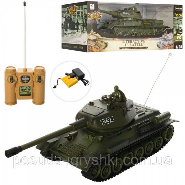 Іграшковий танк для дітей на радіокеруванні 99809 T34