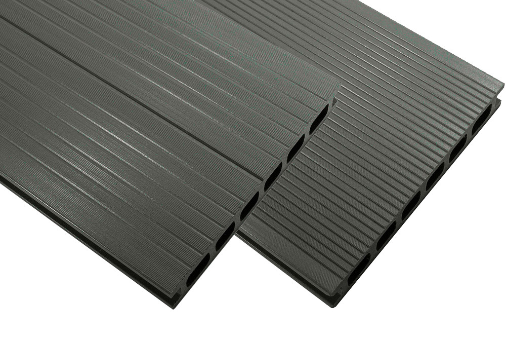 Терасна дошка шовна Holzdorf Classic 162х24х2400 мм Графіт, фото 1