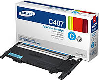 Заправка картриджа Samsung CLT-C407S cyan для принтера Samsung CLP-320,325, CLX-3185