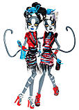 Набір Monster High М'яулодія і Пурсефона Зомбі Шейк Zombie Shake Meowlody and Purrsephone Doll, фото 4