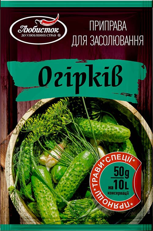 Приправа для маринування огірків "Любисток" 50г (1*10/70)