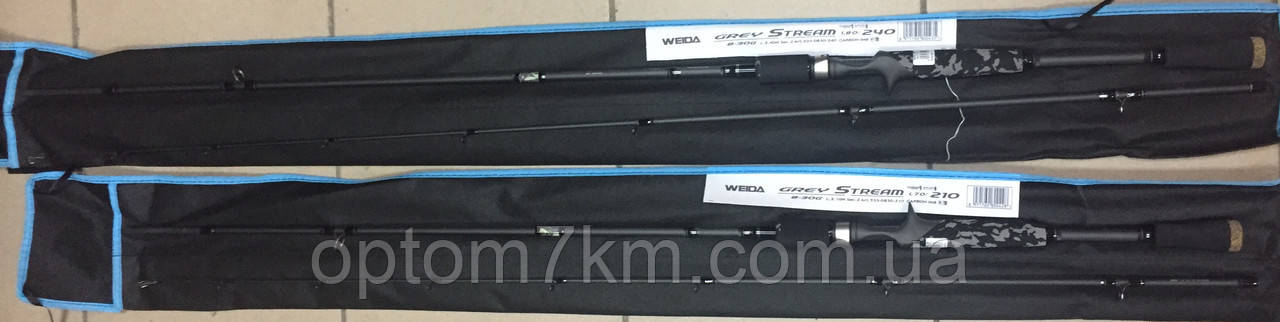 Спиннинг Weida Grey Stream 2.4m, тест 8-30g